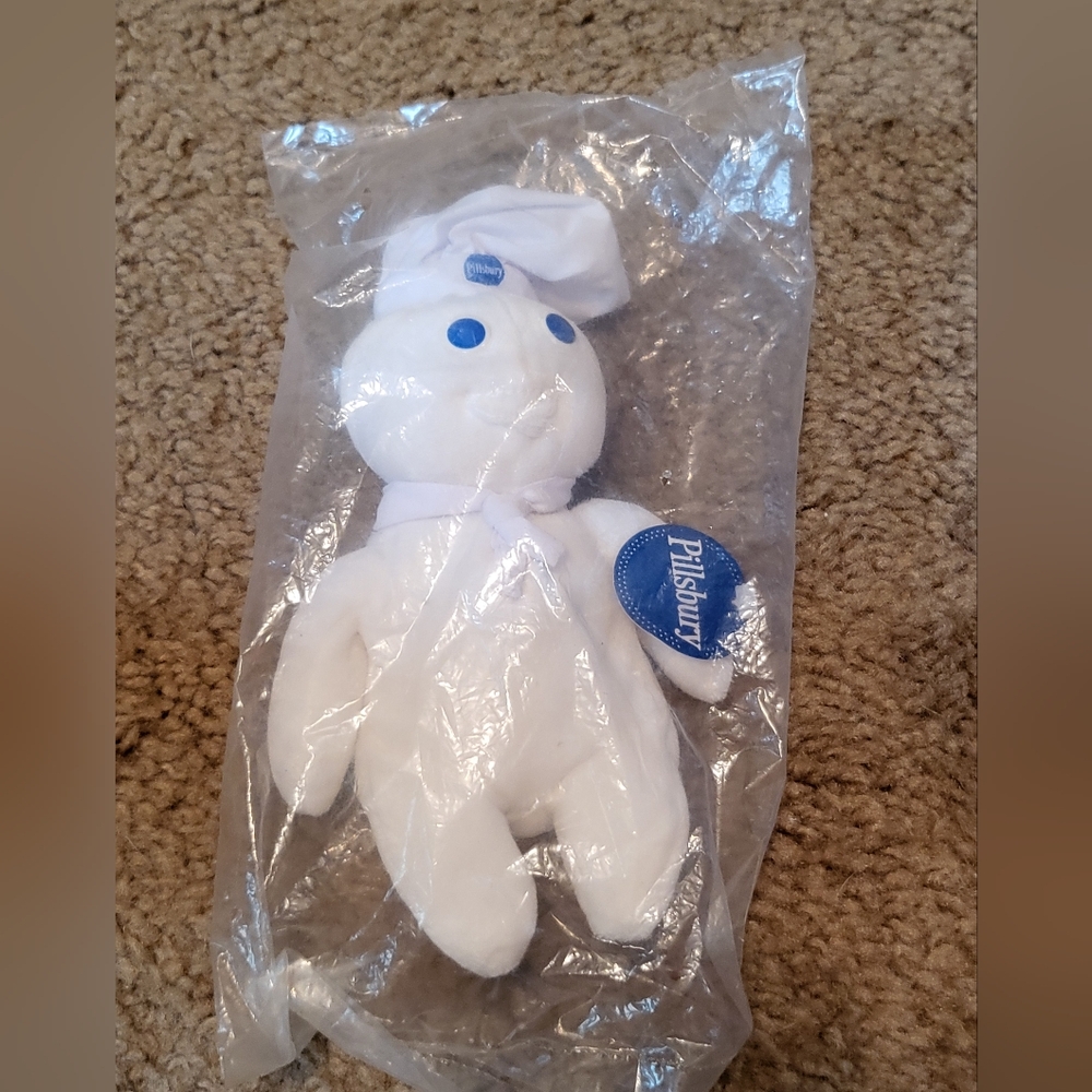 VTG Pillsbury Dough Boy Beanie 1997
